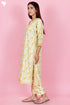 Bizzy Lizzy Kurta And Pant Set With Kota Dupatta In Block Print